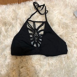 Black bathing suit top